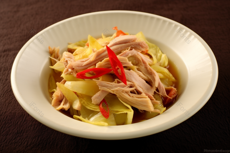 特色美食手撕椒麻鸡摄影图,高清,摄影图,摄影图片,图片大全,摄影图免费下载